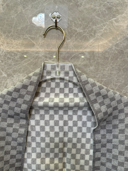 Louis Vuitton Damier Graphite Wool Scarf