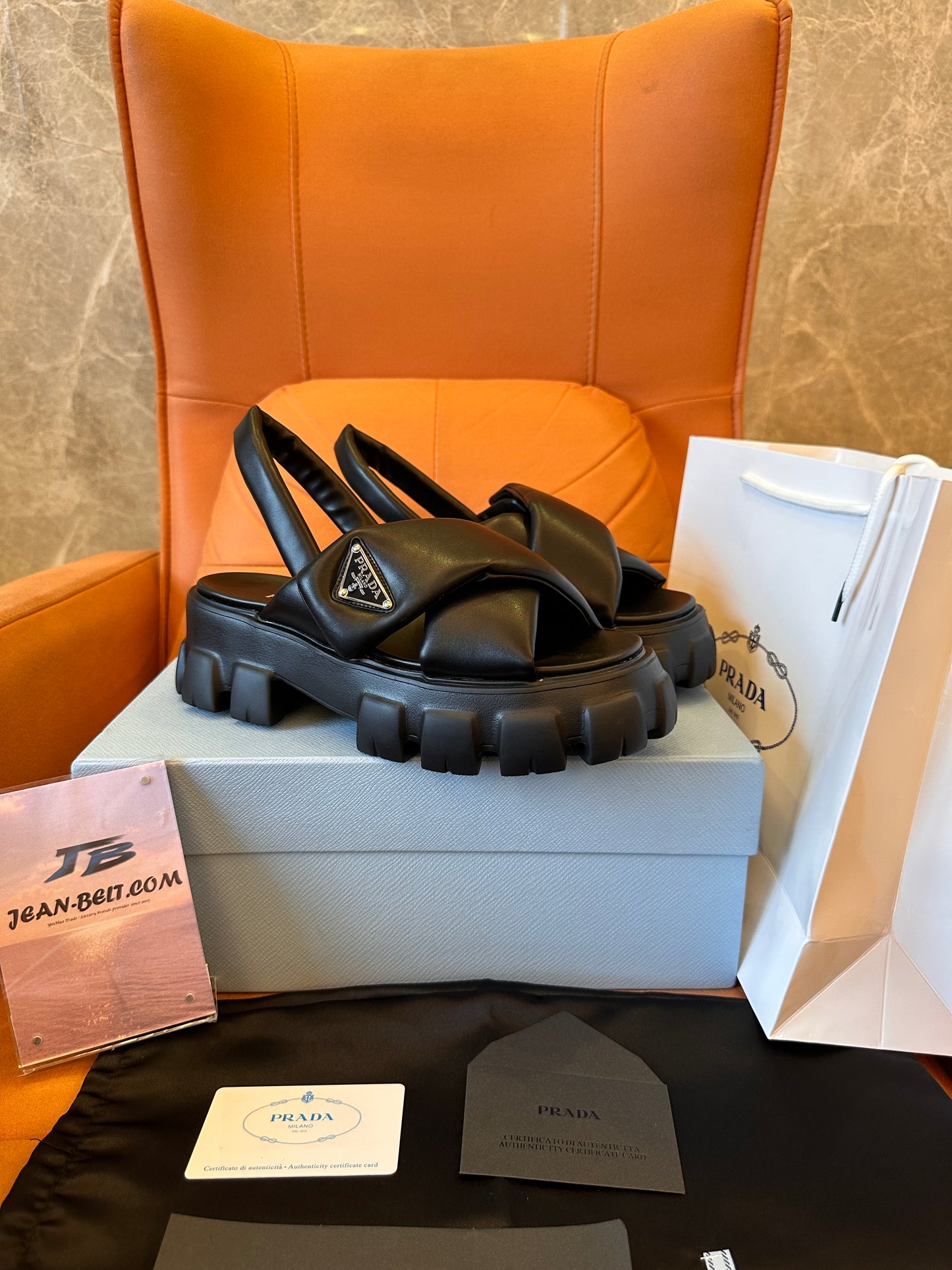 Prada sandal for womem black