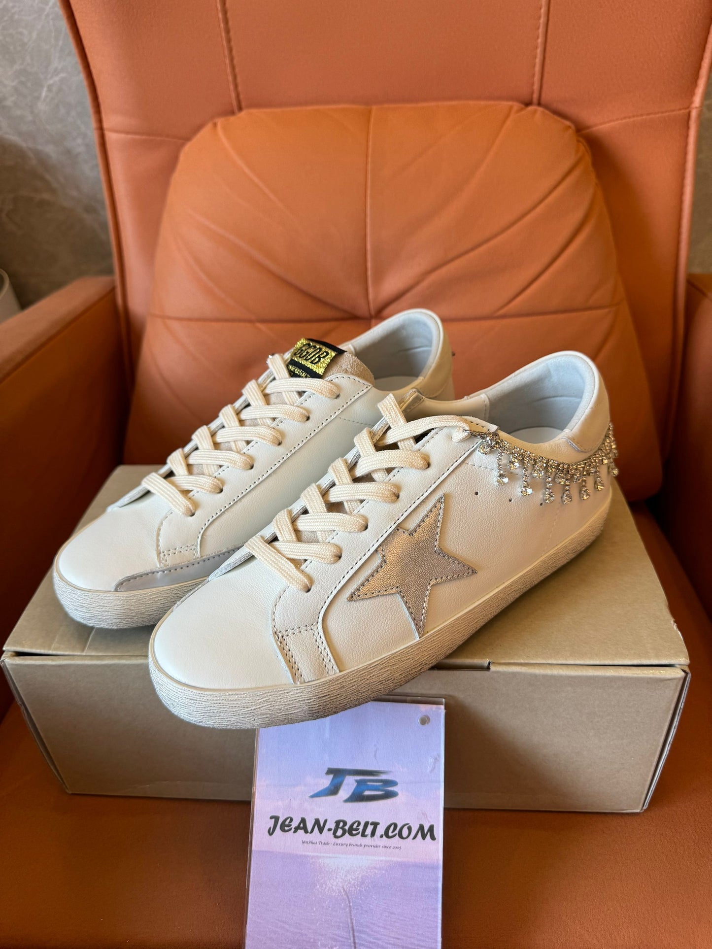 Golden Goose diamond star sneakers white for women