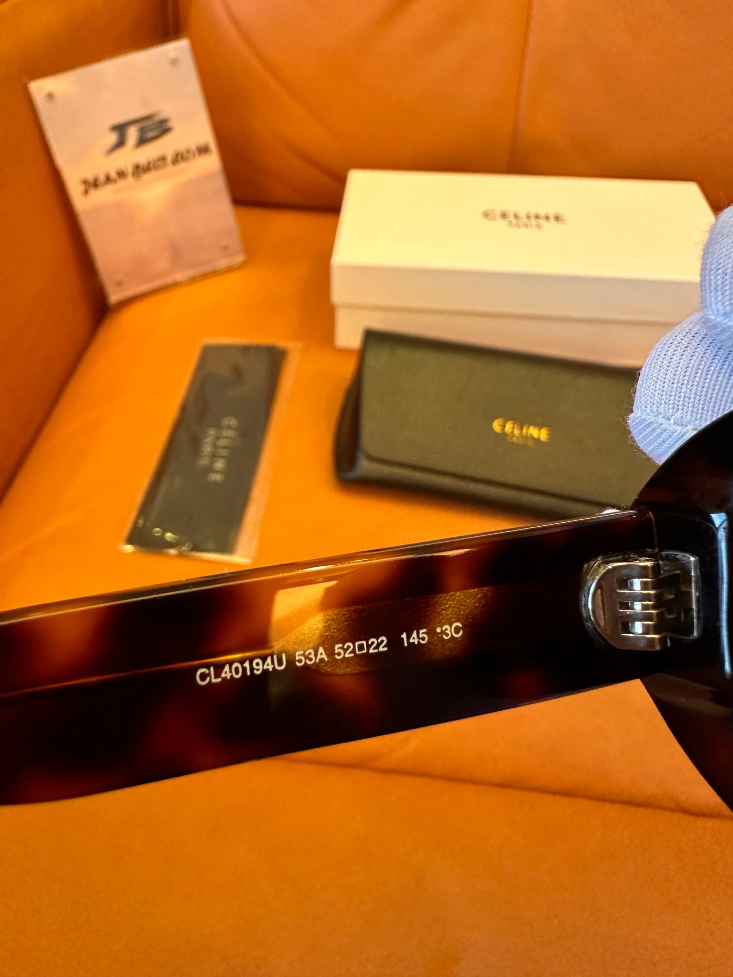 Celine triomphe 52mm oval sunglasses