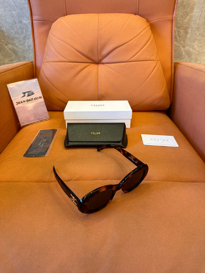 Celine triomphe 52mm oval sunglasses