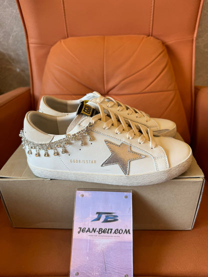 Golden Goose diamond star sneakers white for women