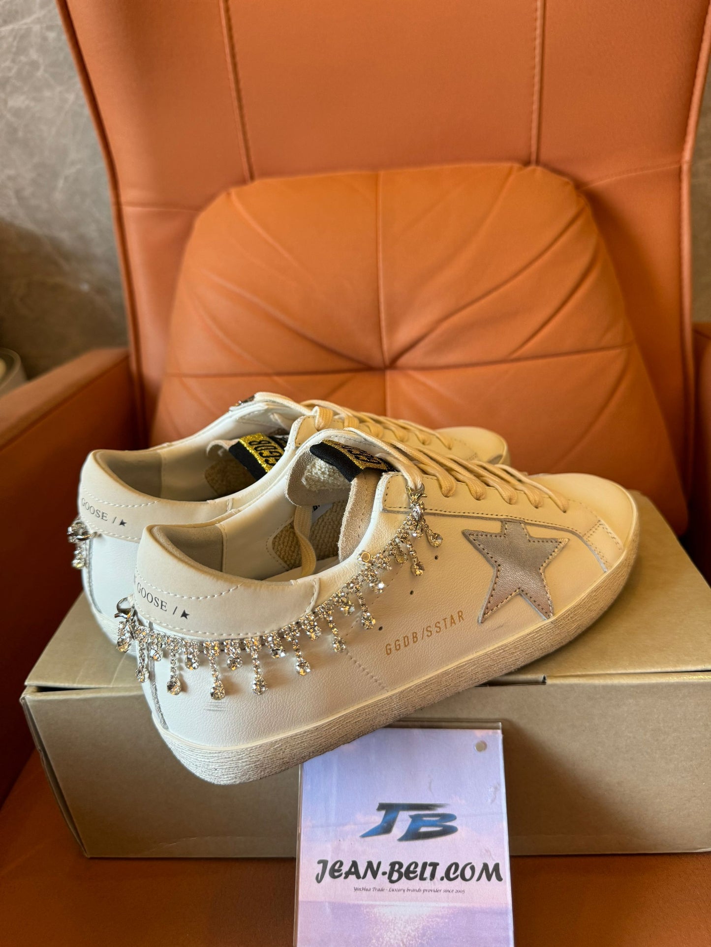 Golden Goose diamond star sneakers white for women