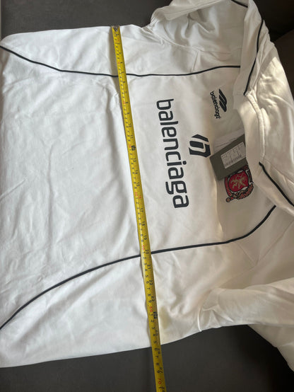 Balenciaga white soccer long sleeve jersey "Tokyo"