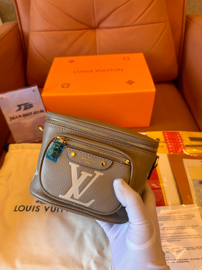 Louis Vuitton Mini Bumbag LV Gradient handbag m83219 grey