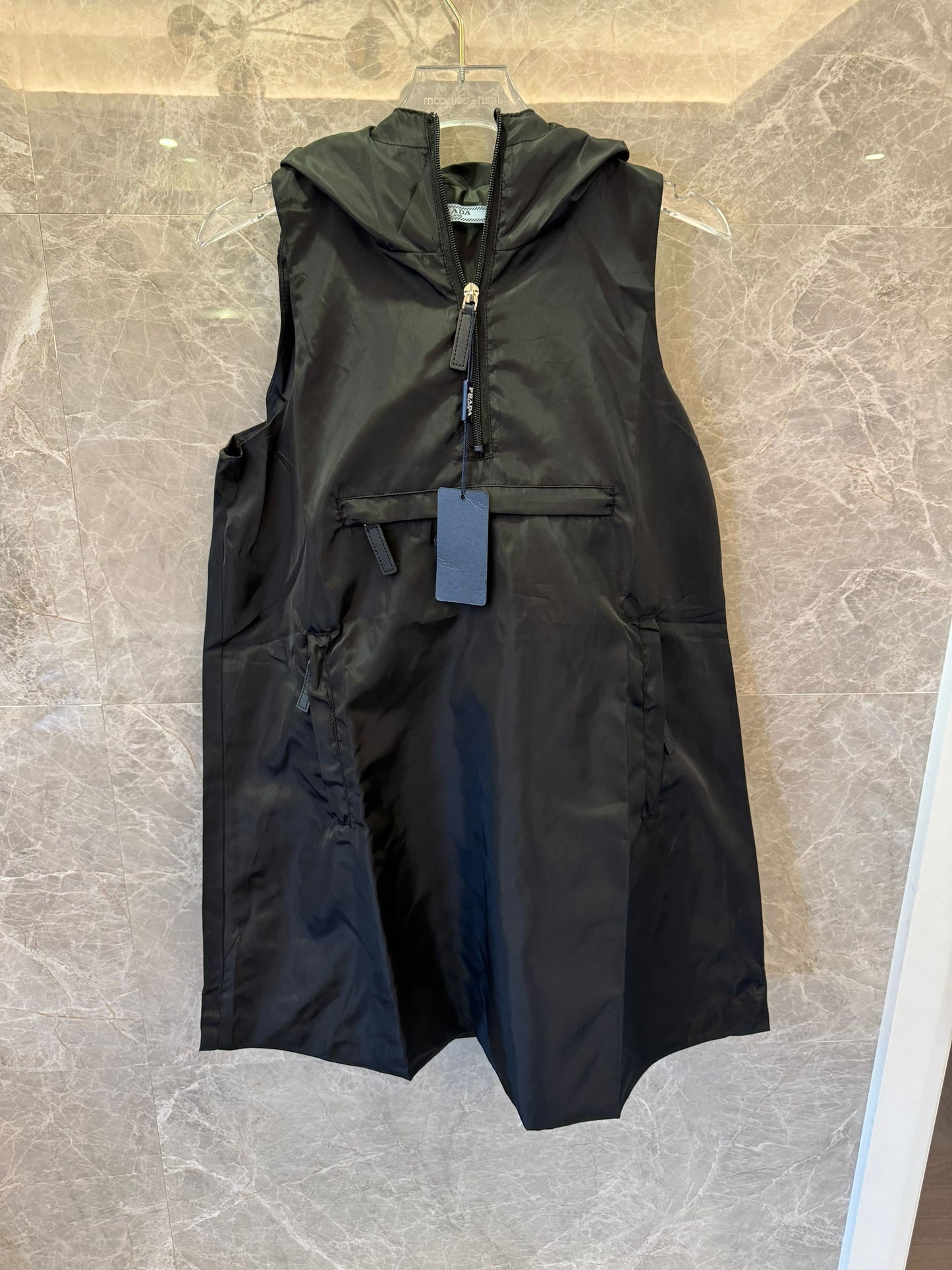 Prada nylon dress black