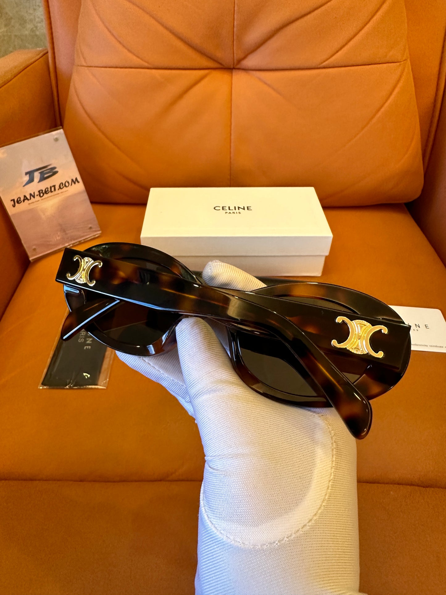 Celine triomphe 52mm oval sunglasses