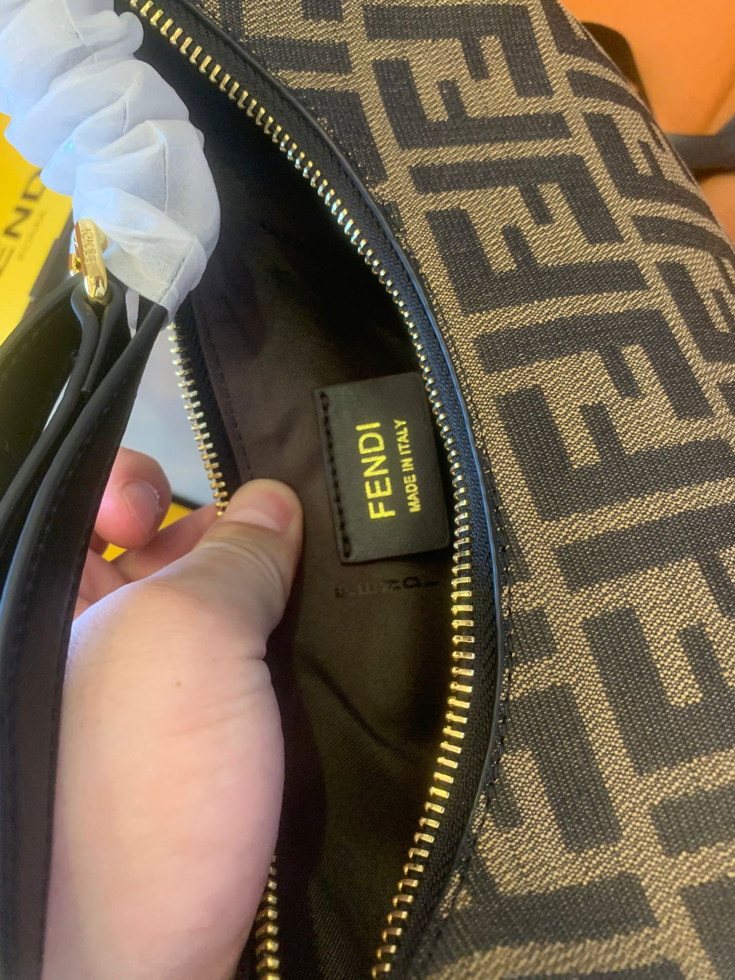 Fendi graphy bag large classic logo FF