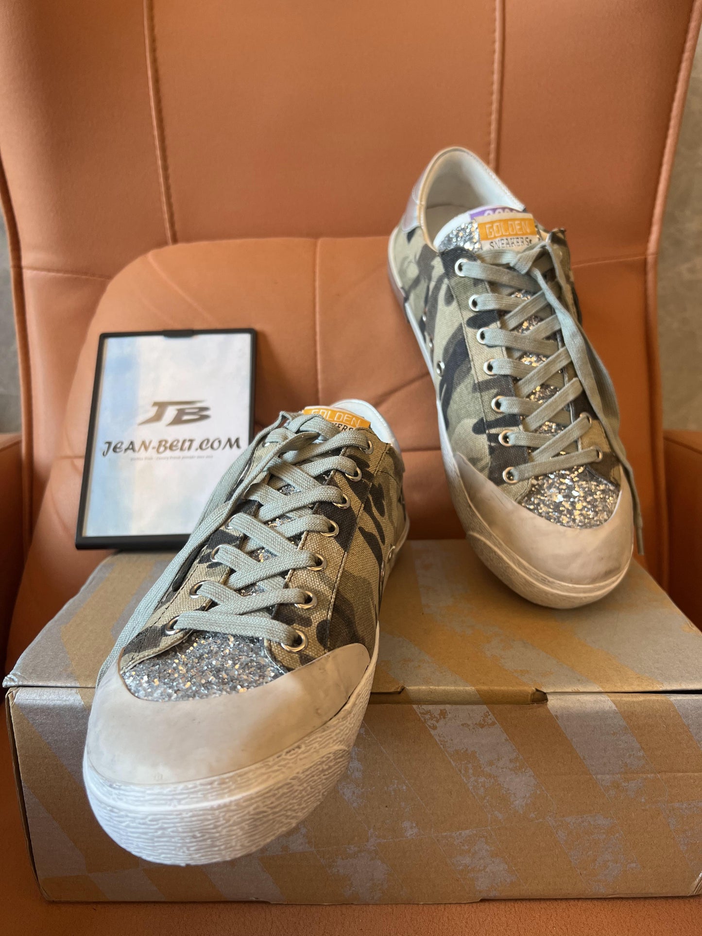 Golden Goose Superstar low-top camo sneakers