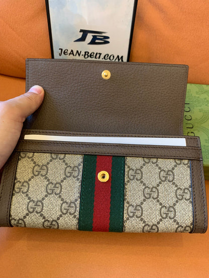 Gucci Ophidia GG Supreme Continental wallet