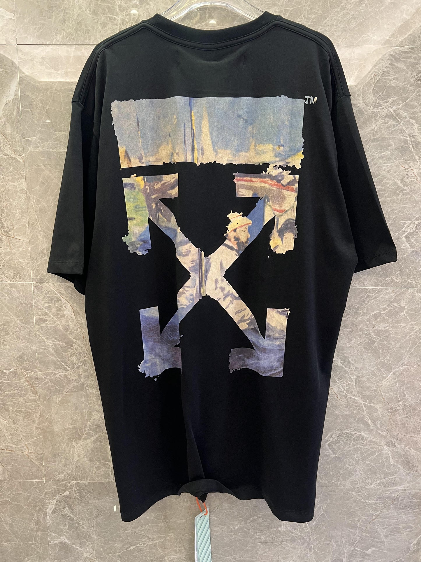 Off-White arrows print t-shirt in black