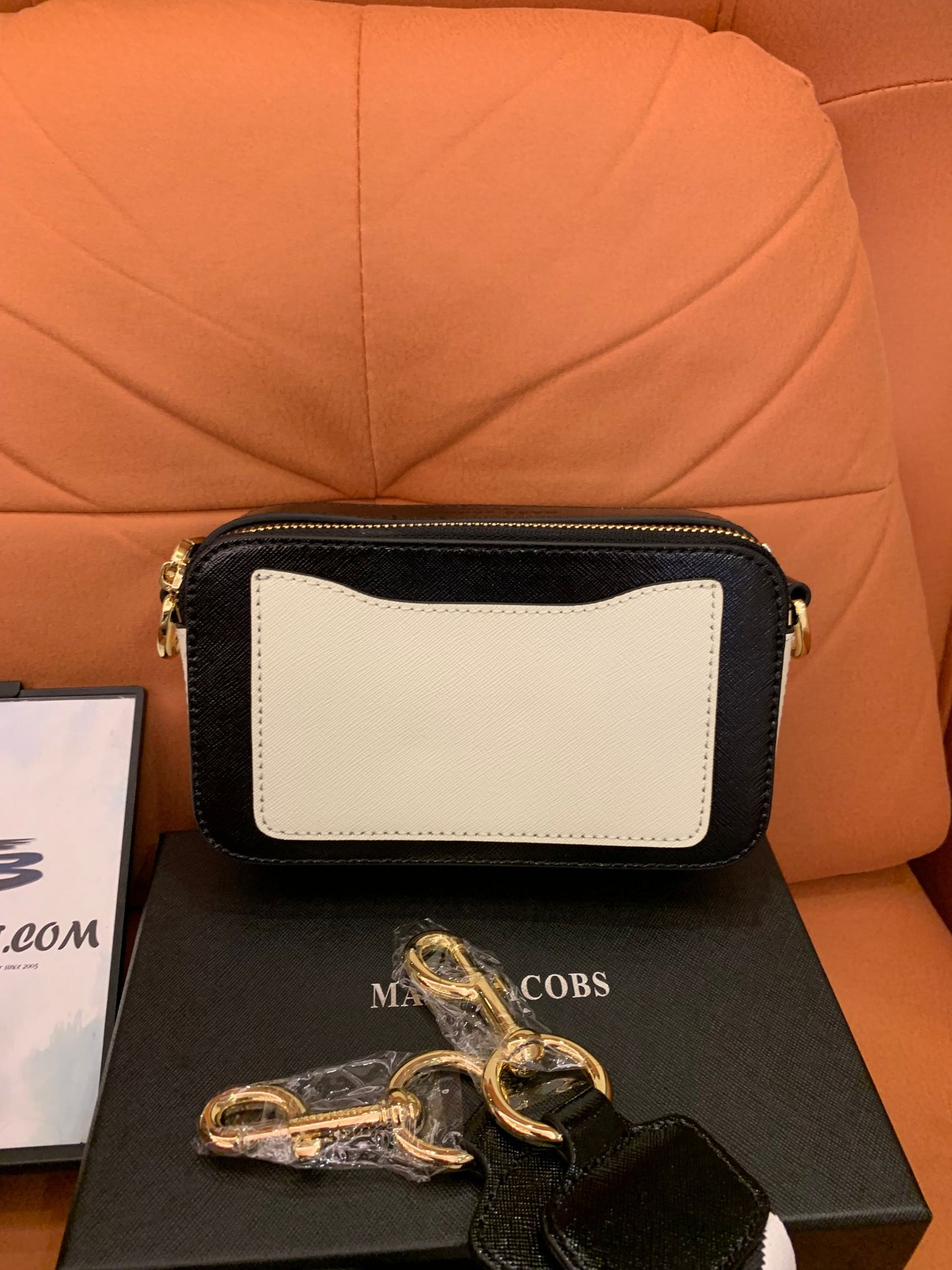 Marc Jacobs snapshot dtm bag white