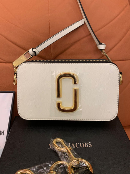 Marc Jacobs snapshot dtm bag white