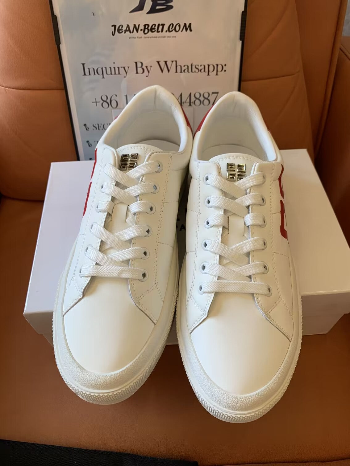 Givenchy City Sport 4G sneakers - white/red