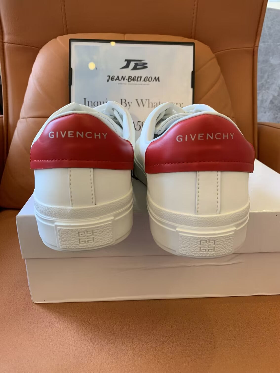 Givenchy City Sport 4G sneakers - white/red