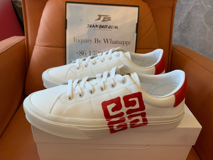 Givenchy City Sport 4G sneakers - white/red