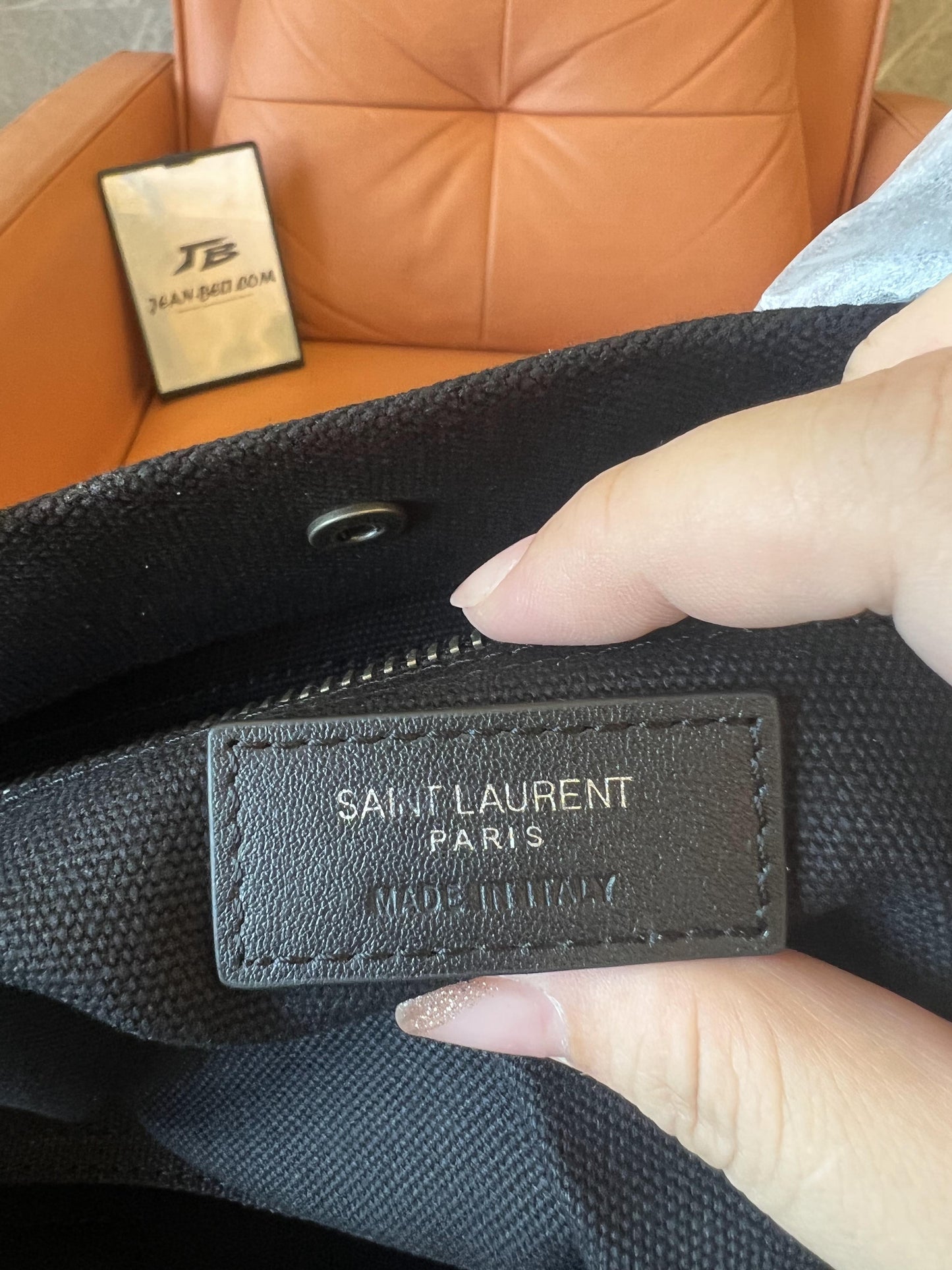 Yves Saint Laurent rive gauche tote bag in raffia for women