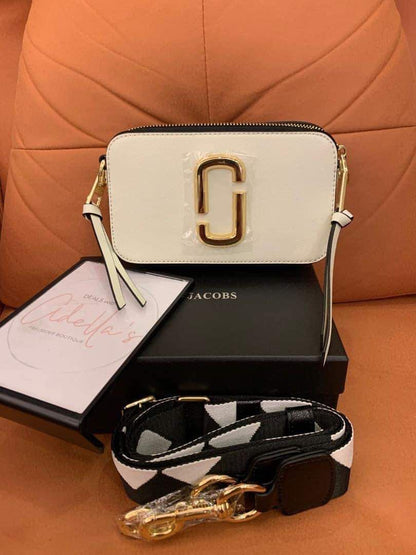 Marc Jacobs snapshot dtm bag white