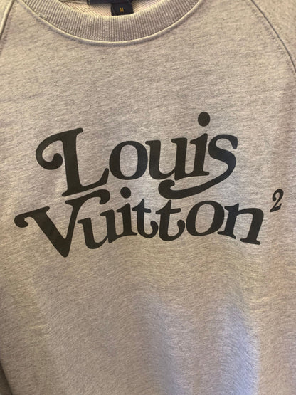 Louis Vuitton grey sweatshirt with LV² logo