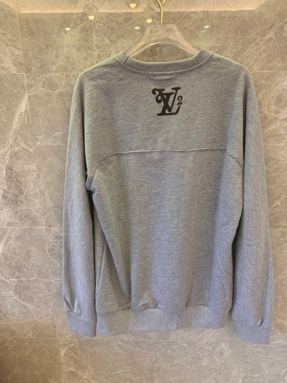 Louis Vuitton grey sweatshirt with LV² logo