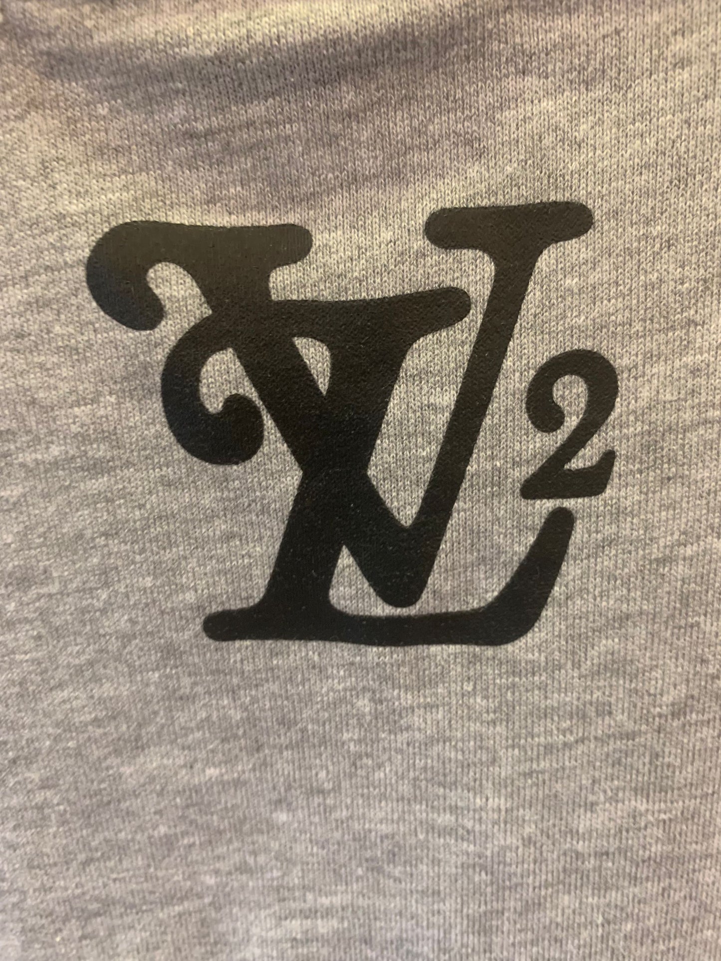 Louis Vuitton grey sweatshirt with LV² logo