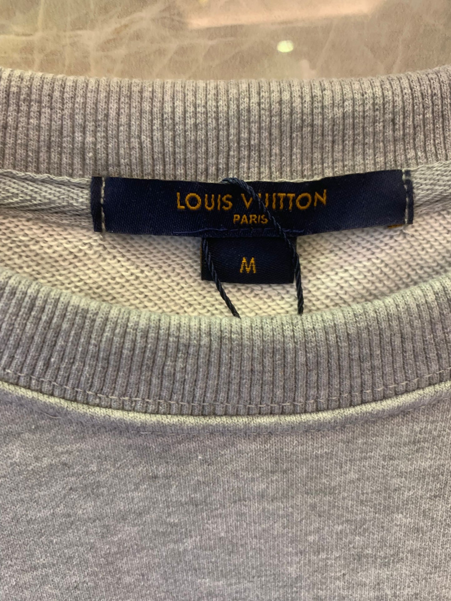 Louis Vuitton grey sweatshirt with LV² logo