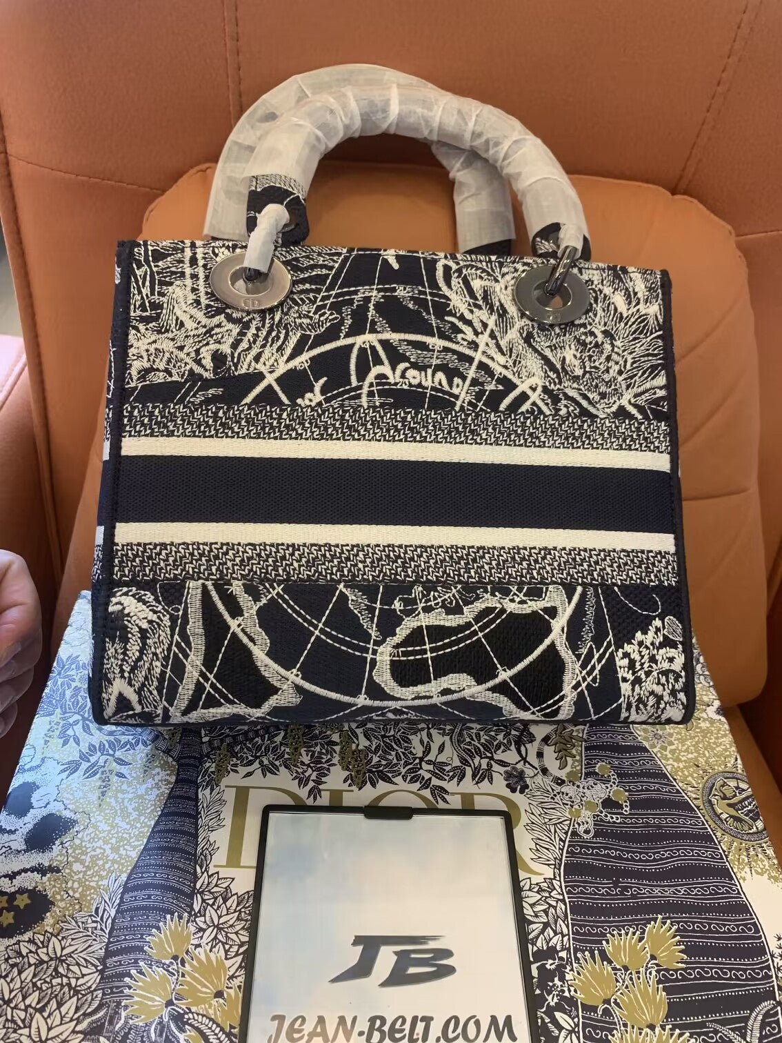 Dior lady tote