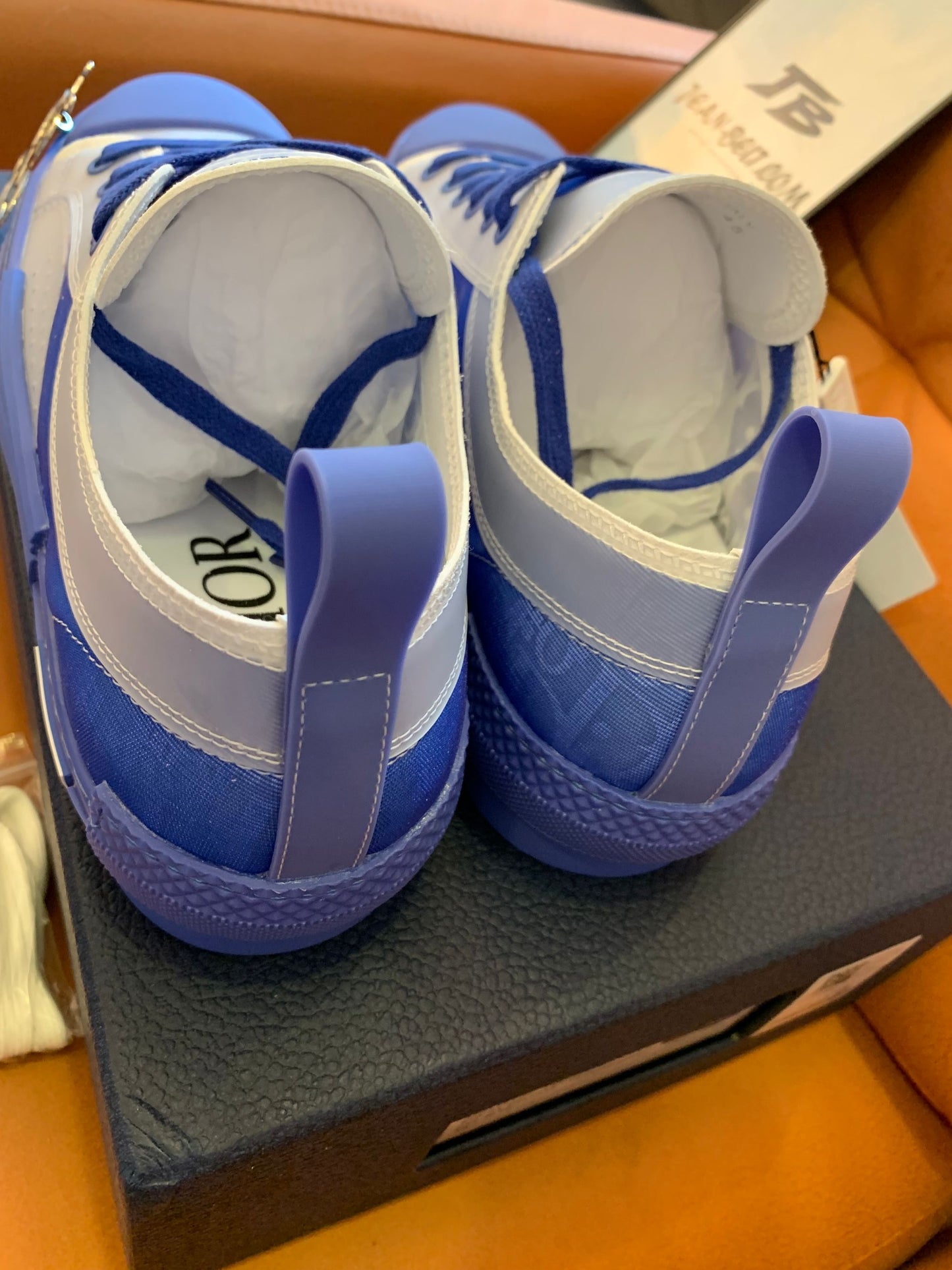 Christian Dior B23 blue oblique canvas