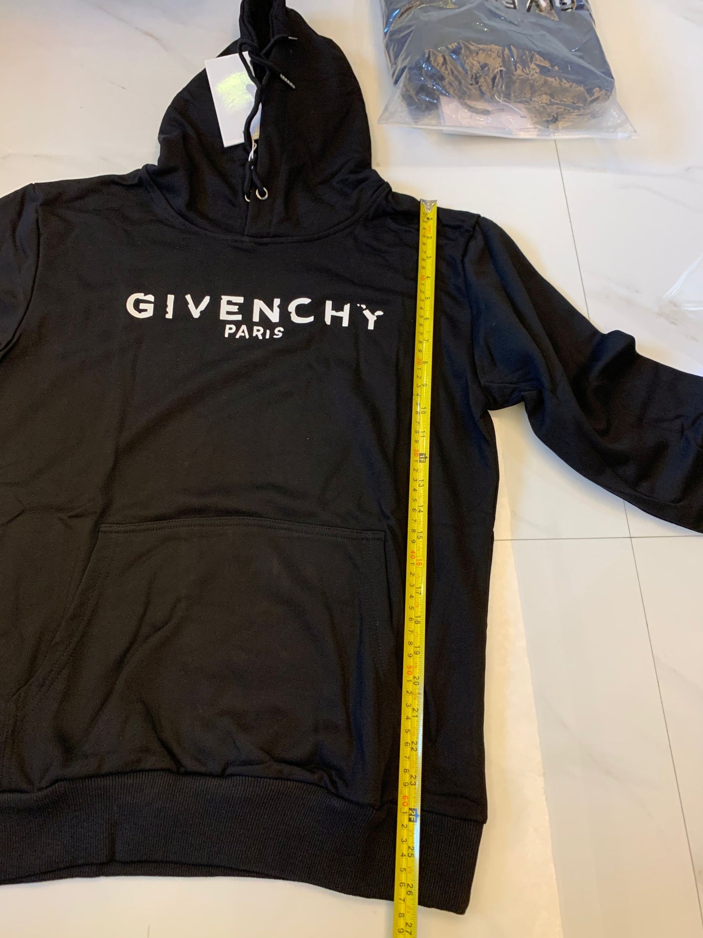 Givenchy Paris black hoodie - iconic logo design