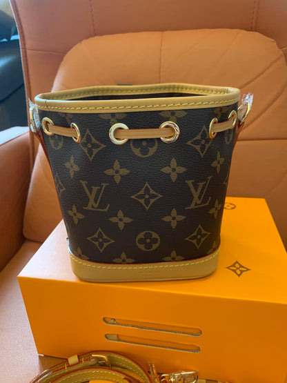 Louis Vuitton nano noe mini backet bag