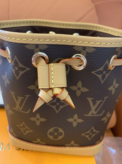 Louis Vuitton nano noe mini backet bag