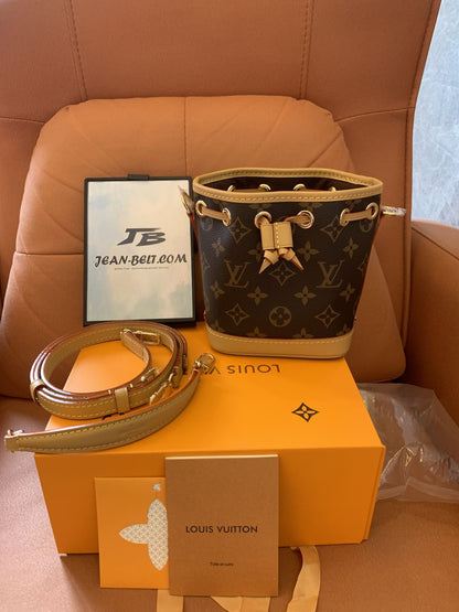 Louis Vuitton nano noe mini backet bag