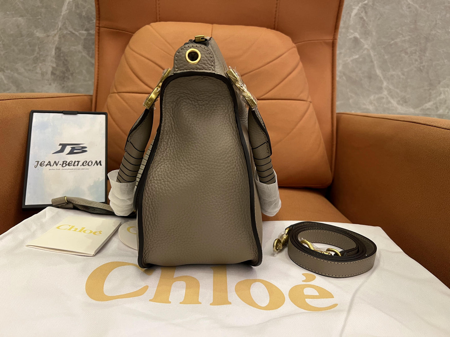 Chloe marcie handbag grey