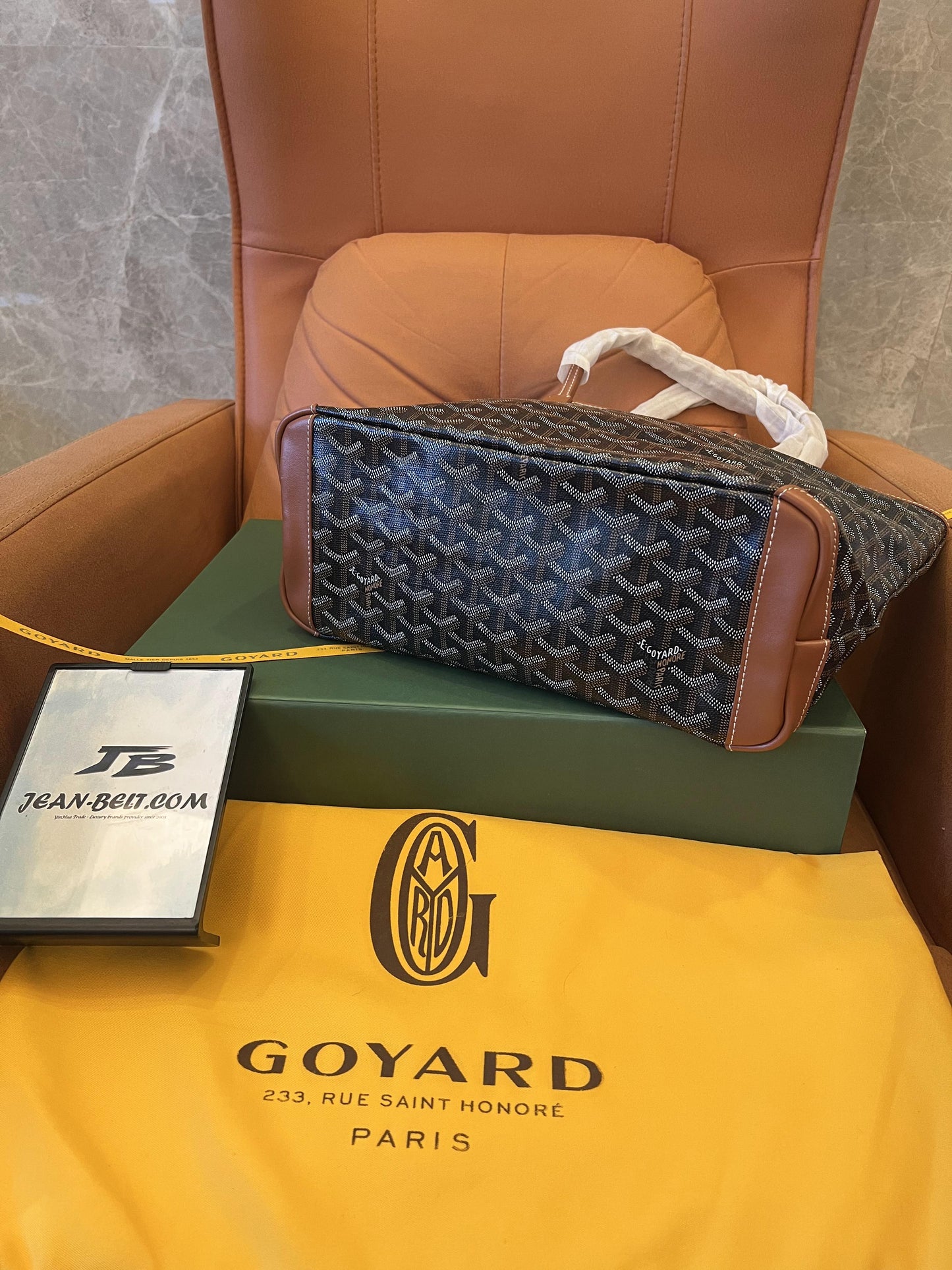 Goyard shopping bag waterproof tote brown aaa quality