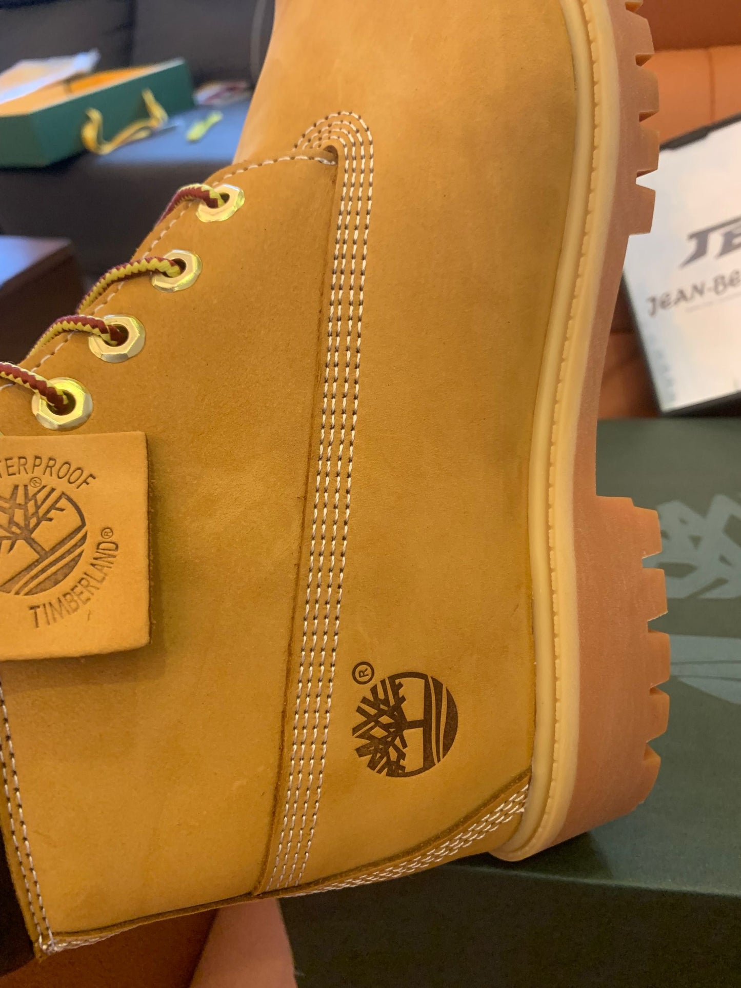 Timberland 6 inch nubuck wheat yellow boots