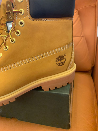 Timberland 6 inch nubuck wheat yellow boots