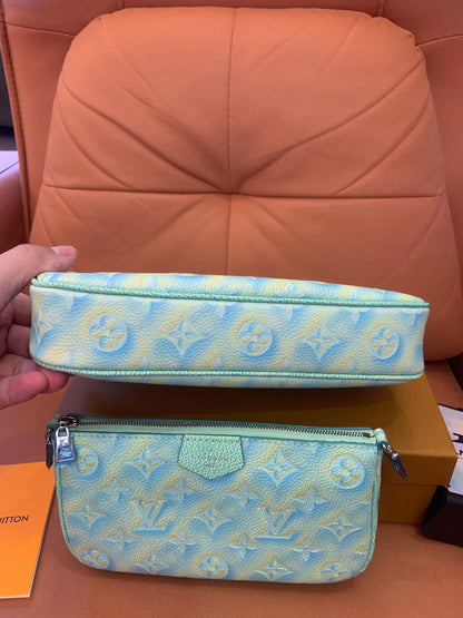 Louis Vuitton monogram empreinte summer stardust multi pochette