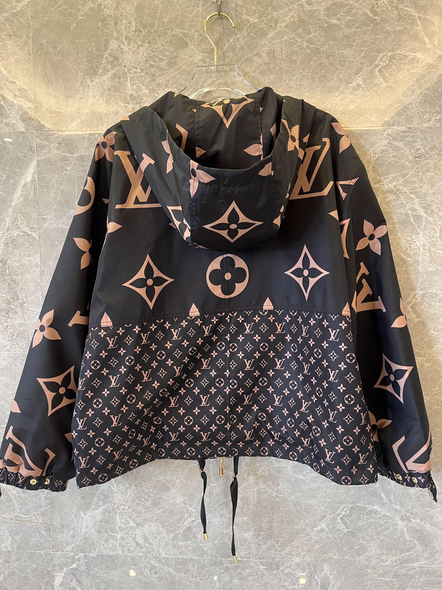 Louis Vuitton monogram hooded jacket