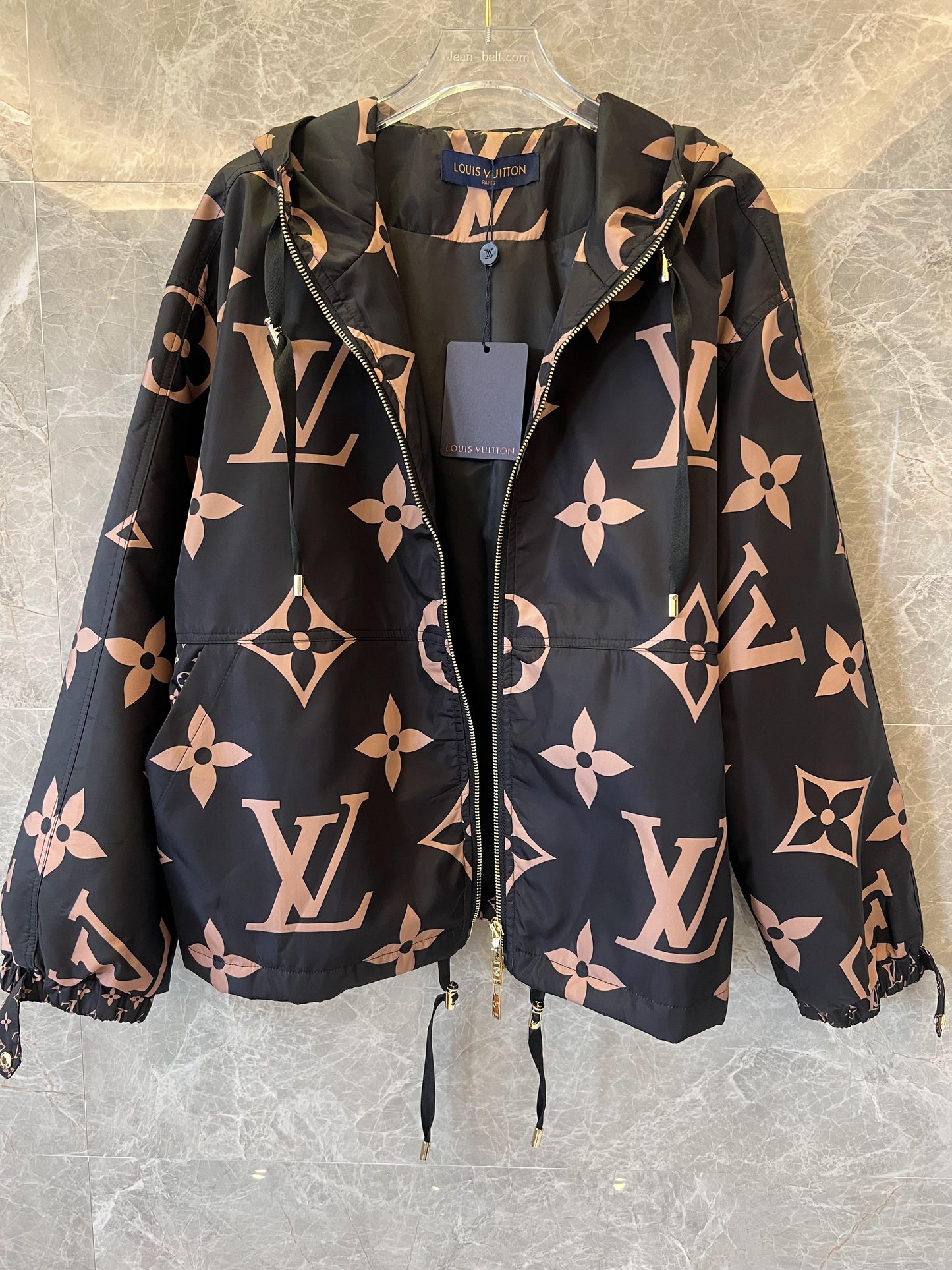 Louis Vuitton monogram hooded jacket