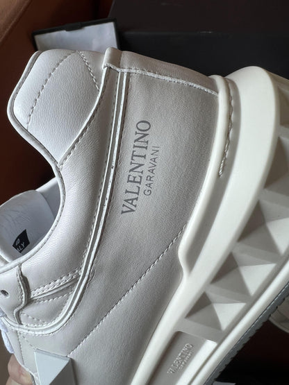 Valentino lace-up sneakers with logo print White