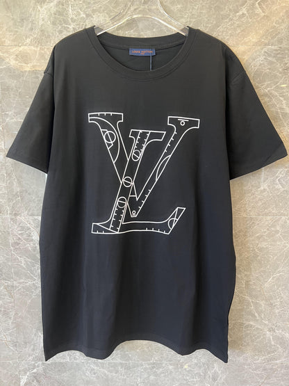 Louis Vuitton x NBA black graphic t-shirt - designer collaboration tee