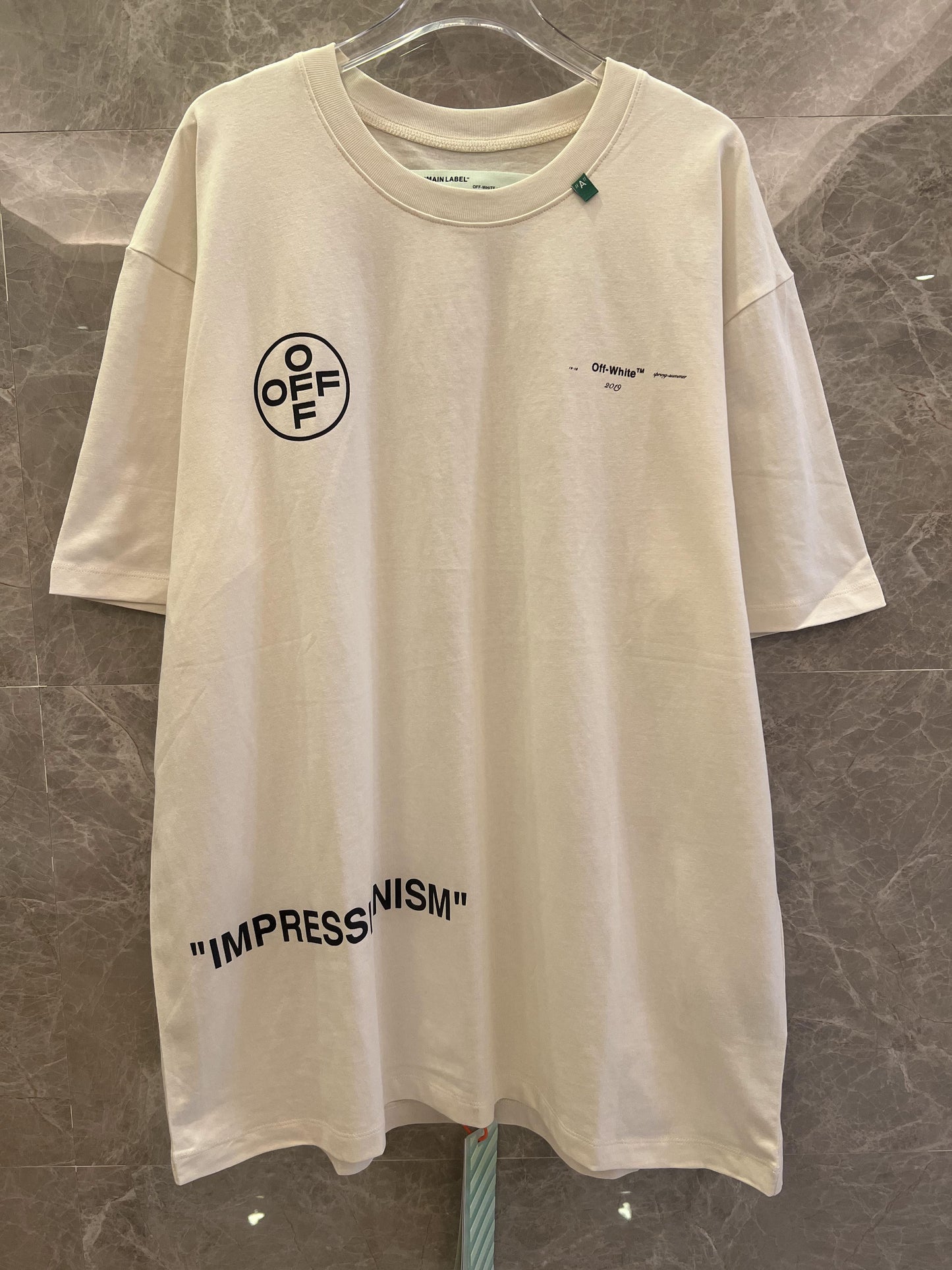 Off-White™ "Impressionism 99" oversized graphic t-shirt - white