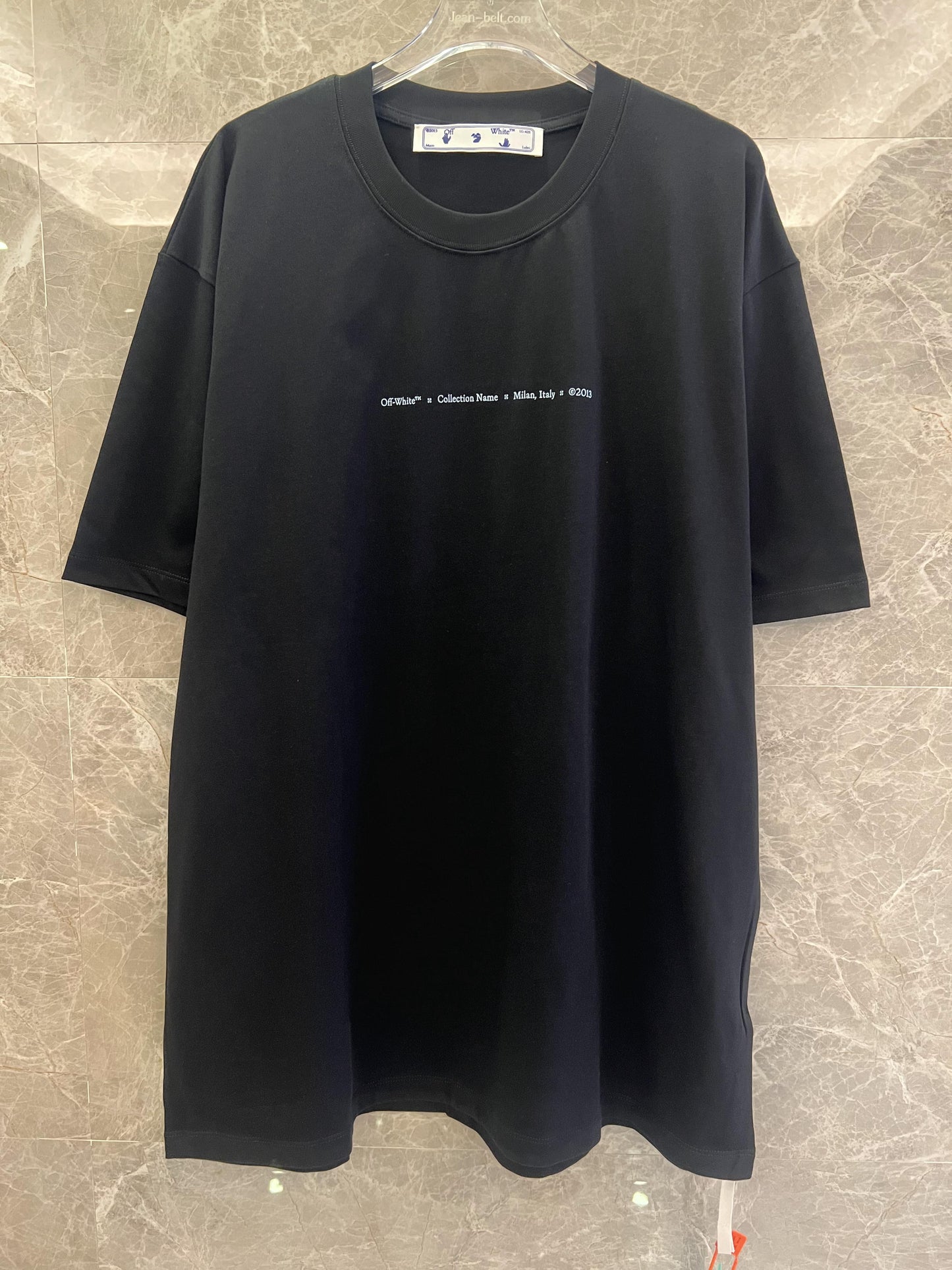 Off-White™ black brushstroke arrow print t-shirt