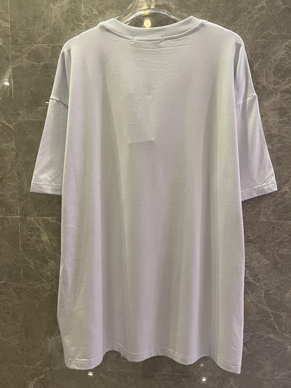 Gucci white t-shirt with iconic GG logo print