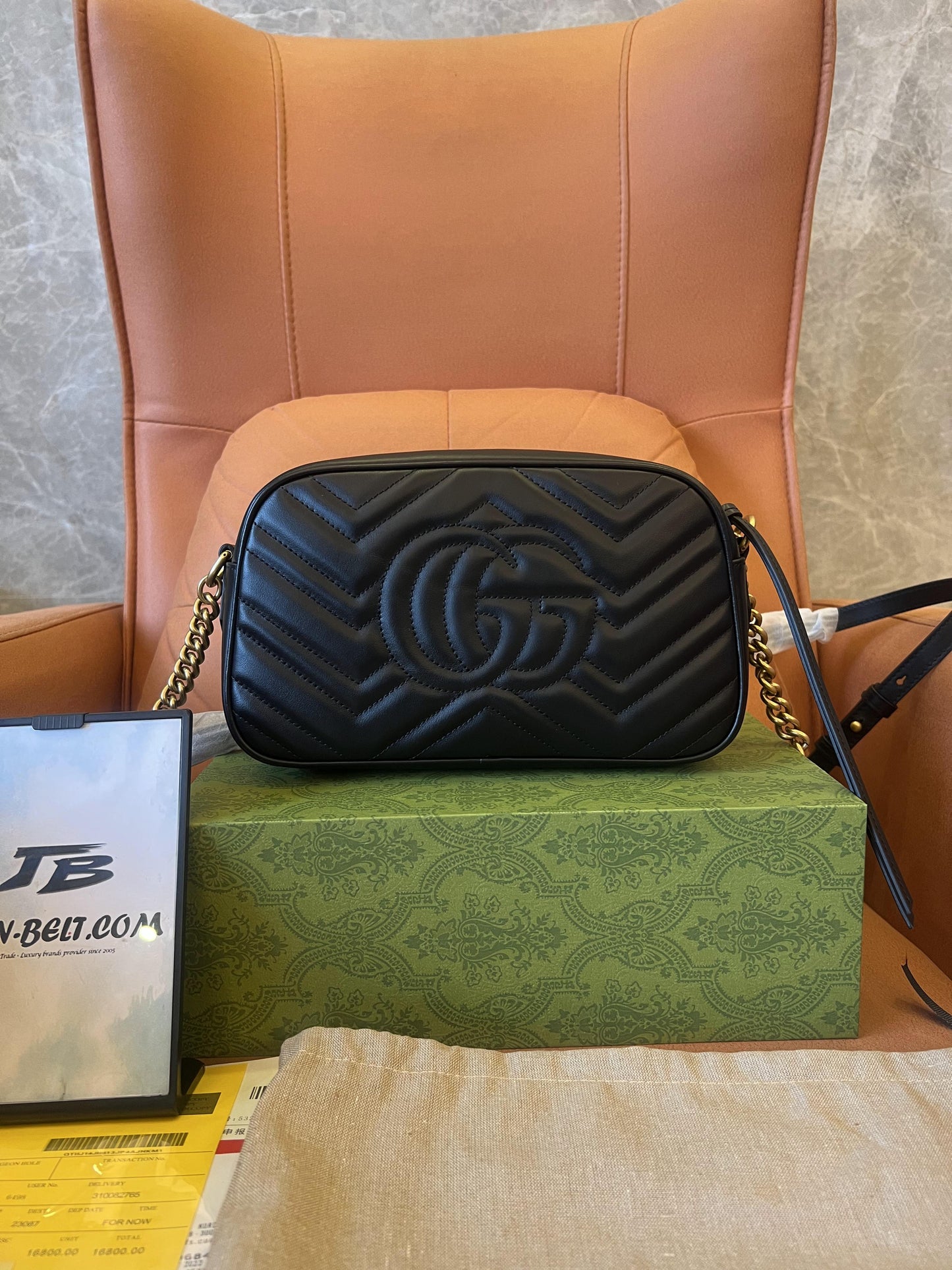 Gucci marmont camera bag black