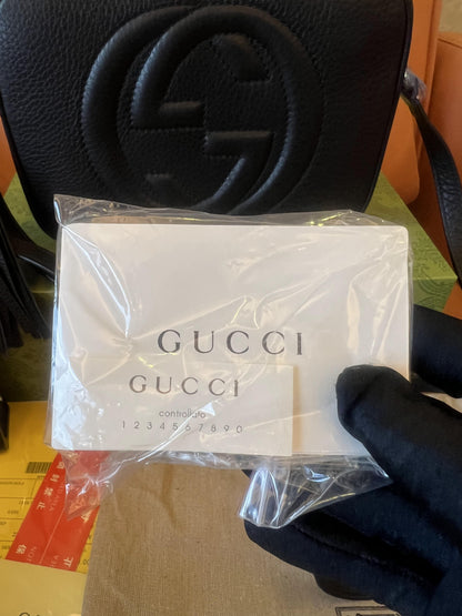 Gucci disco soho handbag black