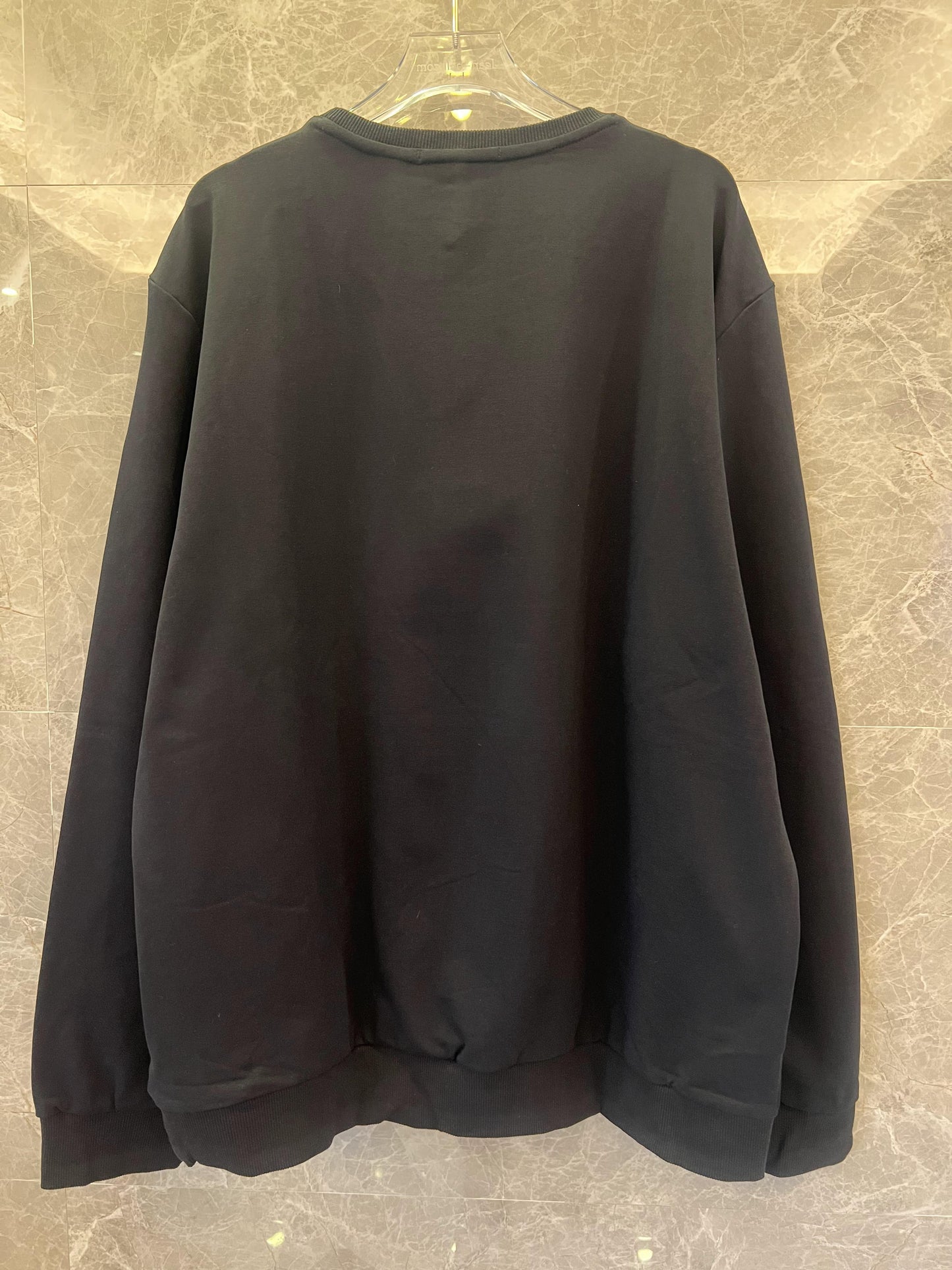 Fendi black sweatshirt with gold FF logo