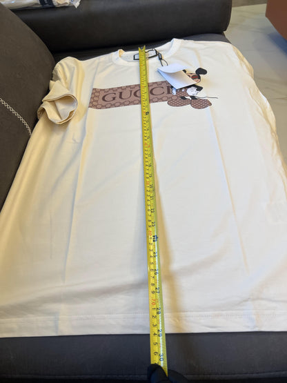 Gucci mickey mouse beige t-shirt