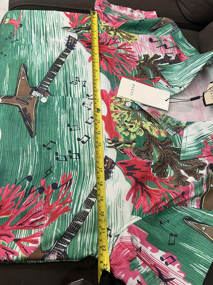 Gucci "Love Parade" tropical print short-sleeve shirt