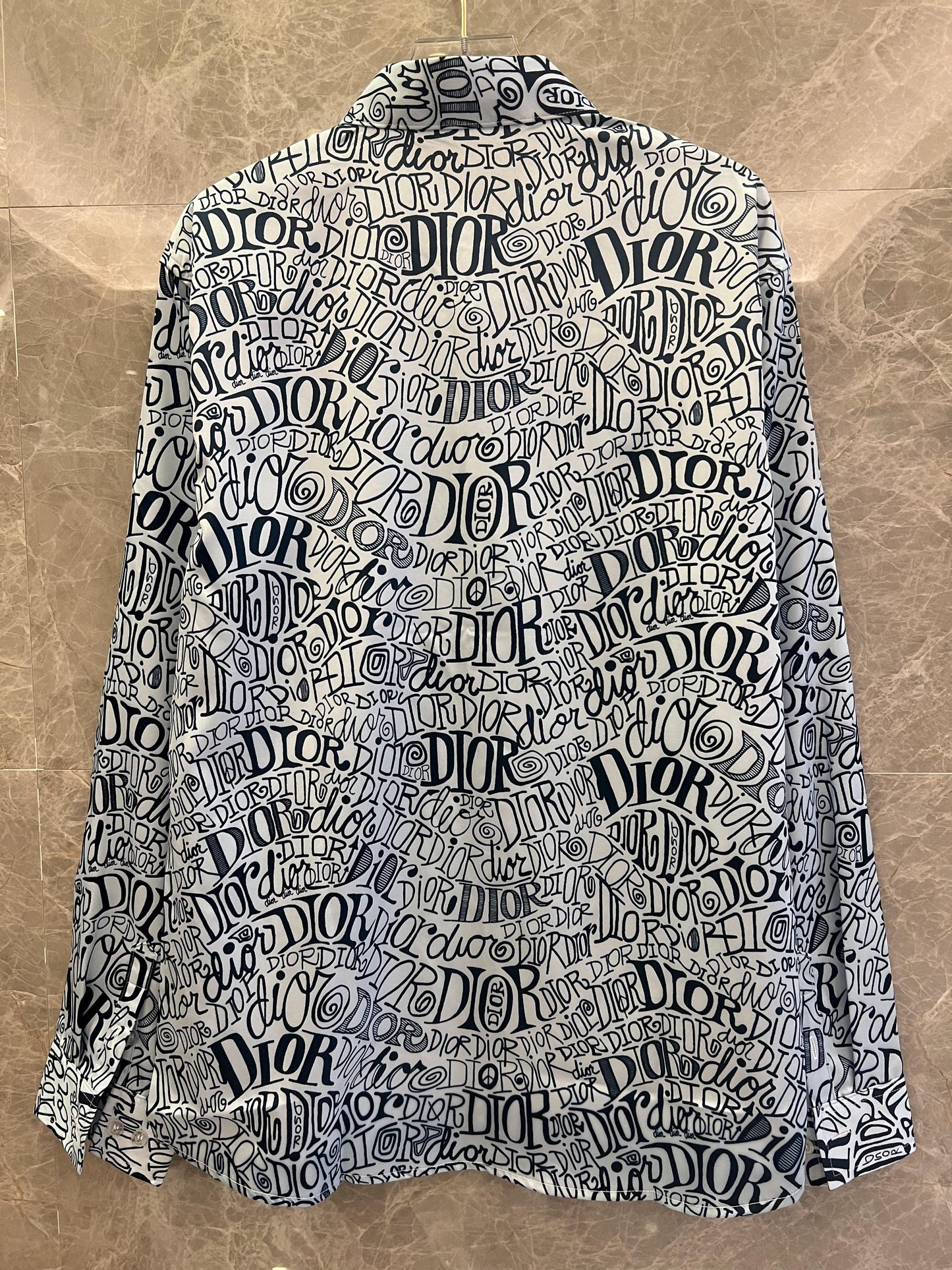 Dior monogram graphic print shirt